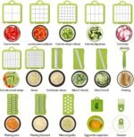 APSARAS USA Pro 18 in1 Vegetable Chopper, Food Chopper with Container, Veggie Slicer & Cutter for Onion Salad,Kitchen Gadgets Accessories,Home Essential Gadget&Kitchen,1.8L - Image 5