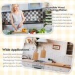 Lounsweer 6 Pcs Thicken Cutting Board Bulk Wood Board for Chopping Serving Charcuterie Material for Laser Engraving Mother' Day Wedding Housewarming Gift(Acacia) - Image 5