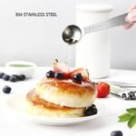 Measuring Cups and Spoons Set Heavy Duty 304 Metal Stainless Steel Measuring Cup Spoon Kitchen Gadgets for Cooking Baking (Set of 17) - Image 4