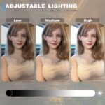 W4 2K Autofocus Webcam with Dual Mics & LED Light, 1080P 60fps/2K 50fps, USB Streaming Camera for PC, Laptop, Switch 2, Desktop - Plug and Play - Image 6