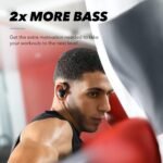 Soundcore Sport X10 True Wireless Bluetooth 5.2 Workout Headphones, Rotatable Ear Hooks, Deep Bass, IPX7 Waterproof, Sweatproof, 32H Play, Sport Earbuds, Gym, Running (Renewed) - Image 5