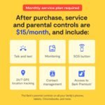 Bark Watch - Safest Smart Watch for Kids - Talk and Text - GPS Tracking - Text, Video, and Phone Monitoring - Manage All Contacts - SOS Button - CV16 - Image 3