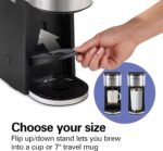 Hamilton Beach Home Barista 7-in-1 Small Coffee Maker with Seven Ways to Brew, 6 Cup Carafe, Drip, Single Serve, French Press, Pour Over, Cold Brew, Easy-Fill Reservoir, Black (46251) - Image 4