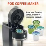 Café Valet Barista Single Serve Coffee Maker, Compatible with K-Cup Coffee Pods, Compact Design - Image 4