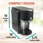Café Valet Barista Single Serve Coffee Maker, Compatible with K-Cup Coffee Pods, Compact Design - Image 5