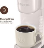 Keurig K-Express Single Serve K-Cup Pod Coffee Maker, 3 Brew Sizes, Strong Button Feature, 42oz Removable Reservoir, Warm Stone - Image 3