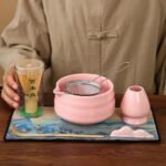 7matcha whisk set, Matcha Whisk Set 1 Matcha Whisk, Pink matcha Set matcha kit - Image 5