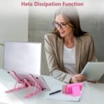 Portable Laptop Stand, Adjustable Laptop Holder Riser Computer Stand for Desk Notebook Stand Mount - Image 4