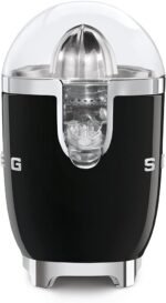SMEG 50's Retro Style Citrus Juicer with Drip Free Spout, Automatic Activation, and Efficient Straining, Black - Image 3