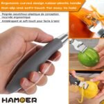 Grater Citrus Orange Lime Lemon Slicer with Channel Knife Stainless steel with non-slip rubber handle 2-pcs multi-tool set - Image 5