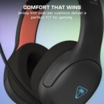 Turtle Beach Airlite Fit Wired Gaming Headset – Officially Licensed for Nintendo Switch 2, Nintendo Switch, Durable, Lightweight, Charcoal Blue/Red - Image 4
