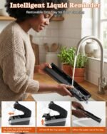 95KPa Food Vacuum Sealer Machine, 230W Vacuum Pack Machine 12-in-1 Automatic Powerful Food Preservation System with Double Heat Seal, Includes Built-in Cutter, Storage, 1 Roll & 10 Bags - Image 5