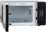 West Bend Microwave Oven 700-Watts Compact with 6 Pre-Set Cooking Settings, Speed Defrost, Electronic Control Panel and Glass Turntable, 0.7 Cu.Ft., Black - Image 8