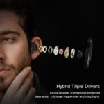 BASN Triple Driver in Ear Monitors Bmaster in-Ear Headphones with Silver-Plated MMCX Cable Ideal Earphones for Musicians Sound Engineers and DJs (Dark Brown) - Image 3