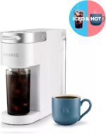 Keurig K-Iced Plus Single-Serve Coffee Maker, Brews Iced Coffee, Fits Travel Mug, Removable Water Reservoir, White (Renewed) - Image 3