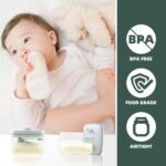 Formula Container - 1700ml Pop Top Milk Powder Container, BPA-Free Airtight Formula Dispenser with Scoop and Scraper, 21OZ, 1.32LB, 600g, Clear - Image 3