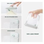 Formula Container - 1700ml Pop Top Milk Powder Container, BPA-Free Airtight Formula Dispenser with Scoop and Scraper, 21OZ, 1.32LB, 600g, Clear - Image 4