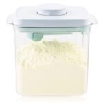 Formula Container - 1700ml Pop Top Milk Powder Container, BPA-Free Airtight Formula Dispenser with Scoop and Scraper, 21OZ, 1.32LB, 600g, Clear - Image 5