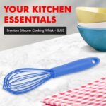 Chef Craft Premium Silicone Wire Cooking Whisk, 10.5 inch, Blue - Image 3