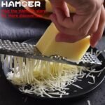 Cheese Grater and Lemon Zester, Handheld for Grating Cheese Chocolate Citrus Peel Ginger Potatoes,two Kitchen and Bar tools - Image 4