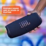 JBL CHARGE 5 - Portable Waterproof (IP67) Bluetooth Speaker with Powerbank USB Charge out, 20 hours playtime, JBL Partyboost (Black) - Image 4