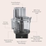 Vitamix 12-Cup Food Processor Attachment with SELF-DETECT, BPA-Free, with Multi-Use Blade and Two Reversible Discs, Compatible with Ascent and Venturist Series Vitamix Blenders - Image 4