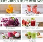 Electric Citrus Juicer, Rechargeable Portable Cordless Juicer with with USB Cable and Cleaning Brus, One-Touch Button, Juice Squeezer for Oranges, Lemons, and Limes, White - Image 5