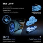 EINSTAR Rockit Wireless Laser 3D Scanner, 19+19 Crossed Lines Blue Laser, 7 Parallel Lines Blue Laser, Support Marker-Free Laser 3D scanning and VCSEL Infrared Light - Image 3
