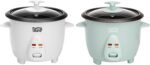 Tasty Mini Rice Cooker with Removable Nonstick Bowl and Auto Keep Warm Function, Great For Soups, Stews, Grains and Oats, 6 Cups Cooked (3 Cups Uncooked), 1.5-Quart, Aqua - Image 5