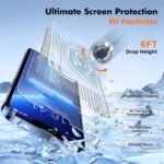 UNBREAKcable 2-Pack Screen Protector for iPhone 14/13/13 Pro Double Shatterproof Tempered Glass [Easy Installation Frame] [9H Hardness] [99.99% HD] [Bubble Free] for Apple 13 Pro/13/14 6.1 inch - Image 4