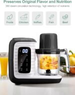 MOMYEASY Baby Food Maker, Multifunction Processor Chopper Grinder, Baby Food Steamer and Puree Blender in-One, with Bottle Warmer, Auto Cooking & Grinding with Touch Control Panel - Image 6