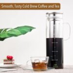 BTaT- Cold Brew Coffee Maker, 1.5 Quart,48 oz Iced Coffee Maker, Iced Tea Maker, Airtight Cold Brew Pitcher, Coffee Accessories, Cold Brew System, Cold Tea Brewing, Coffee Gift - Image 7