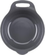 Rachael Ray Tools and Gadgets Nesting / Stackable Mixing Bowl Set with Pour Spouts and Handle - 2 and 3 Quarts, Red and Gray - Image 4