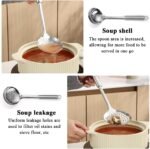 Stainless Steel Cooking Utensils Set 6 Pieces, Kitchen Tools Set Include Metal Spatula Set, Skimmer, Ladle, Tong, Whisk, Kitchen Gadgets Essentials New Home Must Have - Image 5