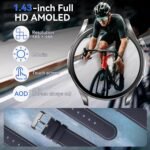 Smart Watch (Answer/Make Calls), 1.43" FHD AMOLED Screen Smartwatch for Men Women 100+ Sport Modes Fitness Watchs with Blood Oxygen/Sleep/Heart Rate Monitor, Smartwatch for Android & iPhone - Image 3