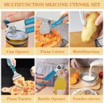Silicone Kitchen Utensils Set, Umite Chef 43 pcs Cooking Utensils for Nonstick Cookware, Kitchen Tools-Silicone Utensil for Cooking Kitchen Set for Home Kitchen Accessories Set - Image 5