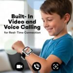 Kipywatch Smart Watch for Kids - Kids Watch with GPS Tracker & Safe Zones Alert – SMS, Voice & Video Call with School Mode – Parental App, Subscription Required - Gifts for Boys 3-12 - Black - Image 3