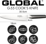 Global Chef's Knife, 7" Blade, Japanese Stainless Steel - Image 4