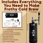 The Original Royal Brew Nitro Cold Brew Coffee Maker - Gift for Coffee Lovers -128 oz Extra Large Home Keg, Nitrogen Gas System Coffee Dispenser Kit - Use Nitrogen or Nitrous Oxide - Image 5