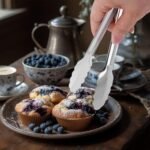 8 Pack Serving Tongs XEVOM Kitchen Tongs,Buffet Tongs, Stainless Steel Food Tong Serving Tong,small tongs (7inch) - Image 4