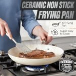 GOTHAM STEEL 10 Inch Non Stick Frying Pans Nonstick Skillet, Ceramic Pan for Cooking Non Toxic, Nonstick Frying Pan Skillets with Stay Cool Handle, Fry Pans, Oven and Dishwasher Safe - Image 3