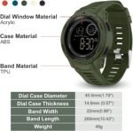 findtime Men's Digital Watch Waterproof Sports Watches Tactical Military Stopwatch Alarm 12/24H Outdoor Mens Wristwatch for Running Swimming Relojes para Hombres - Image 8