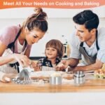 Stainless Steel Measuring Cups & Spoons Set of 11, Stackable Metal Measuring Cups & Spoons, Kitchen Gadgets for Cooking & Baking - Image 4