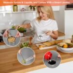 Stainless Steel Measuring Cups & Spoons Set of 11, Stackable Metal Measuring Cups & Spoons, Kitchen Gadgets for Cooking & Baking - Image 5