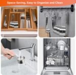 Stainless Steel Measuring Cups & Spoons Set of 11, Stackable Metal Measuring Cups & Spoons, Kitchen Gadgets for Cooking & Baking - Image 6