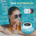 Smart Ring For Women Men, Health Tracker with Heart Rate/Blood Oxygen/Blood Pressure/Sleep Monitor/Step Counting, IP68 Waterproof Fitness ring, No App Fees for IOS & Android (Lavender Pink, 7#) - Image 4