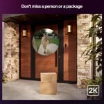 PHILIPS Hue Secure Wired Video Doorbell, 2K Resolution, Wide Angle View, Notifications, Doorbell Camera with Integrated Hue Lights, Two-way Audio, Infrared Night Visibility, Black - Image 4