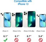 JETech Case for iPhone 13 6.1-Inch, Non-Yellowing Shockproof Phone Bumper Cover, Anti-Scratch Clear Back (Clear) - Image 3