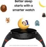 SAMSUNG Galaxy Watch FE 40mm GPS, AI Smartwatch w/Fitness Tracking, BIA Sensor, Personalized HR Zones, Heart Rate Tracker, Sleep Monitor, 2024, Black (US Version) (Renewed) - Image 5