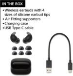 Sony LinkBuds Fit Truly Wireless Noise Canceling Earbud Headphones, Small & Light with Newly Developed Air Fitting Supporters, Black - Image 4